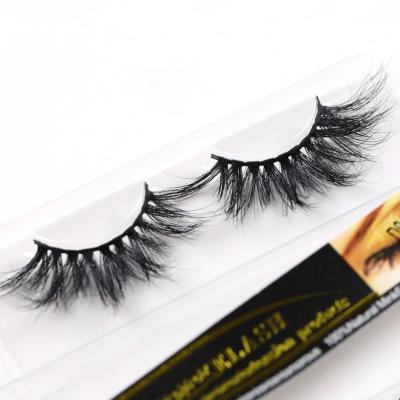 China Thick Soft Strip Mink Eyelashes Mink Custom Lashes boxes Qingdao 3d Mink False Eyelashes for sale