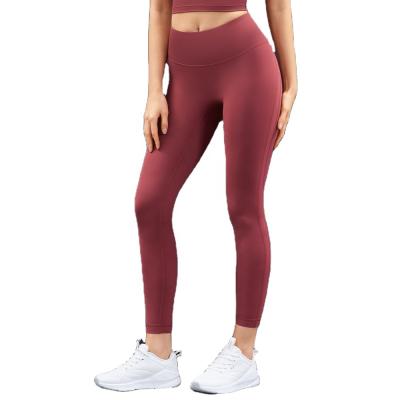 China Lily Fashion Breathable 2021 Women Butt Lift Sports Gaiters Soft Waisted Yoga Pants Fitness Capris for sale