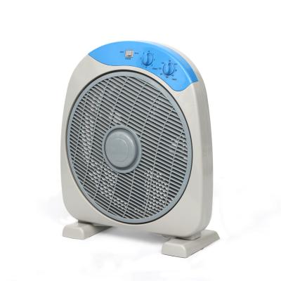 China New Hotel Style Air Cooling Fans Two Round Terminals Plug In 12 Inch Box Home Electric Fan for sale