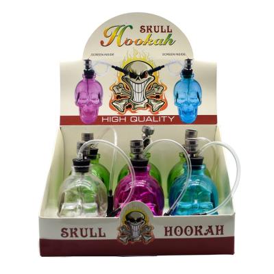 China Multifunctional Hot Selling Wholesale Glass Water Pipes, Large Portable Hookah Skulls Smoking Pipes, Tobacco Pipes for Health Smoking for sale