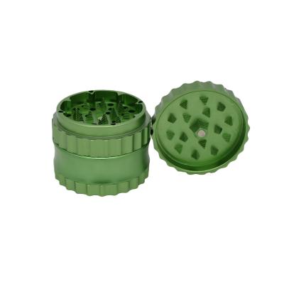 China Weznzhou Aluminum Factory Portable Custom Logo 4 Parts Aluminum Alloy Tobacco Metal Dry Herb Grinder for sale