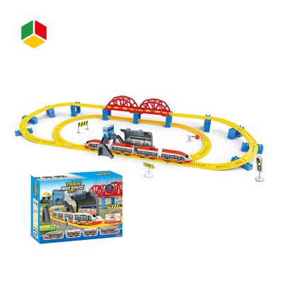 China Slot Toy Amazon Top Sale Plastic Sets Miniature Racing Car Electric Racing Track With Music And Light 473cm for sale