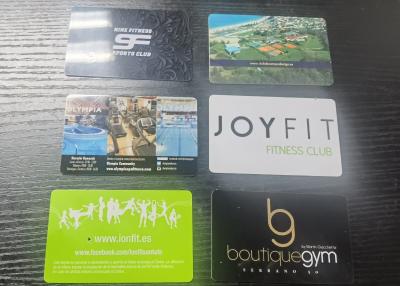 China Waterproof Custom Design CR80 85.5*54*0.76mm Vip Loyalty Card Pvc Card Gym Membership Card for sale