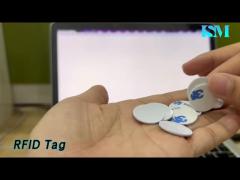 IC Coin RFID Tag Card 125Khz 25 Diameter Round For Access Control