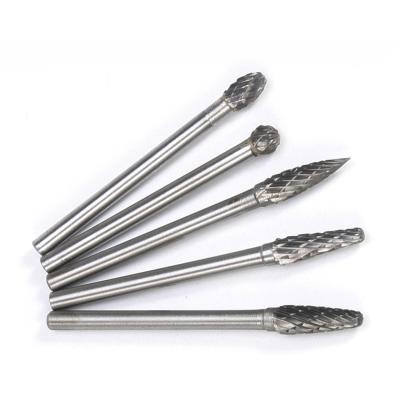 China Factory Direct Sale Electric Drill Heads Tungsten Carbide Burs Carbide Grinding Rotary File Sanding/Cutting for sale