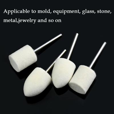 China High Quality Tool Abrasive Wool Diamond Polishing Grinding Head Lighting Polishing and Lighting Head for sale