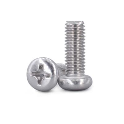 China Customized Round Head High Performance Quality 304 Stainless Steel Round Head New Screws Wholesale for sale