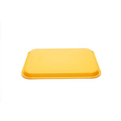 China Hotel Home Restaurant 2021Hot Selling PP Design 14*18 Inch Non-Slip Rectangular Restaurant Fast Food Serving Tray for sale