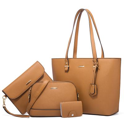 China Lady 2021 new style fashion large capacity bag handbag of four-piece diagonal mother's handbag Y11043 for sale