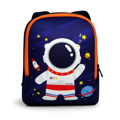 China Cute Pattern Student Neoprene Waterproof High Quality Children School Bag Cartoon Waterproof Breathable Lightweight Backpack for sale