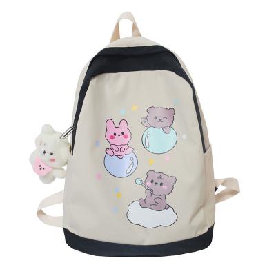 China Schoolbag Exquisite Student Schoolbag YGH514 Pendant Waterproof And Comfortable Children's Cartoon Pattern Waterproof Children's Backpack for sale