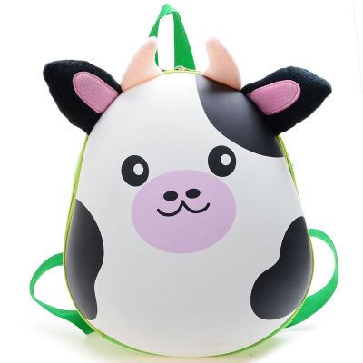 China Waterproof Cute Eva Children Backpack Factory Direct Sales Cartoon Animal Group Soft And Comfortable Egg-shaped Student School Bag YGH516 for sale