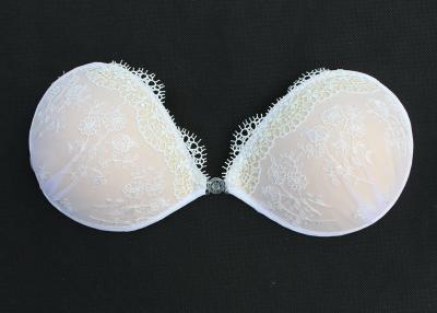 China wholesale Wireless Stick On embroidery Bra Invisible lace Silicone Gel for sale