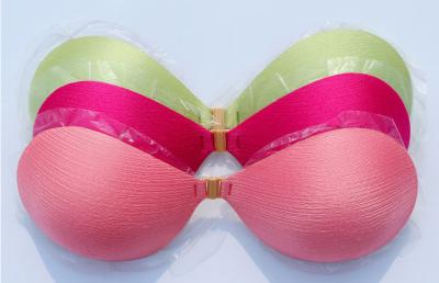 China F1019 Manufacturer wholesale strapless invisible push up stick on bra for sale