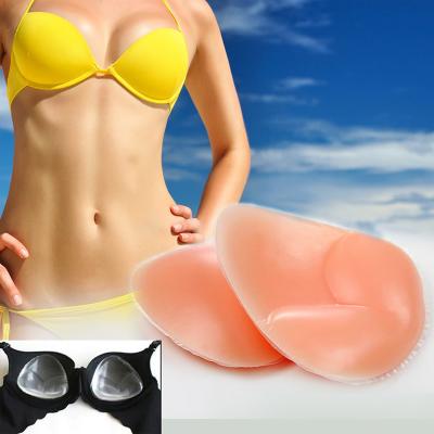 China FI001 sexy bikini bra pads breast shaper silicone  swimsuit bra inserts for sale