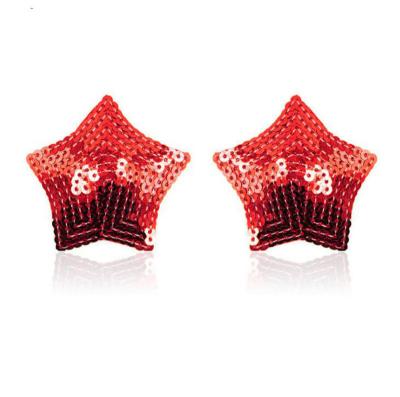 China FN011 Suppliers of Women Sexy Star Sequin Pasties Breast Petal for sale