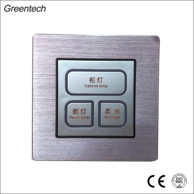 China Screen button 1 million times RS485 standard high quality hotel touch switch, smart home touch light wall switch for sale