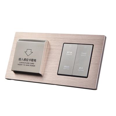 China Aluminum Hotel Supplies Aluminum Brushed Electrical Switches RF PCB Switch for sale