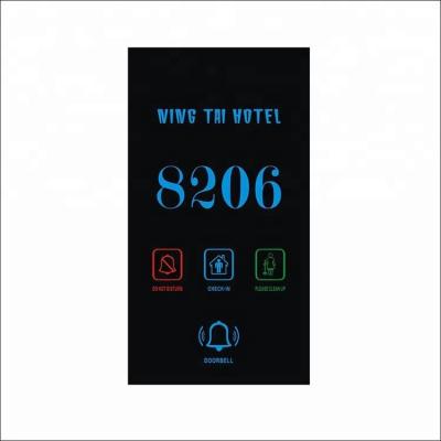 China Modern DND door plates can match with hotel guest room management RCU intelligent control system for solution for sale