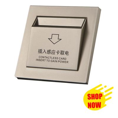 China Power Saver Main Board Energy Saving Switch in Gold Works for Temic Card or Mifare 1 Card for sale