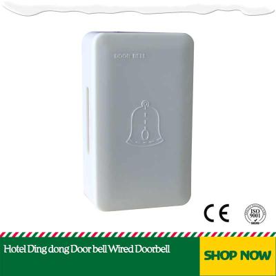 China Hotel Jingle Knock Door Bell Wired Doorbell 120*70*38mm for sale