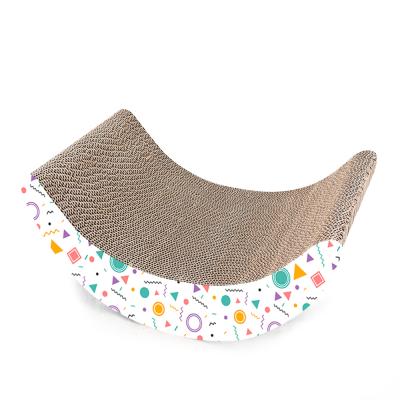 China Special Hot-selling U Bell Cat Scratcher Durable High Quality Letter Shaped Viable Cat Scratcher for sale