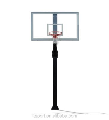 China Home Training /gym/school Inground Adjustable Basketball Hoops/Stands/Portable Inground Adjustable Basketball Hoop System Basketball Hoop for sale