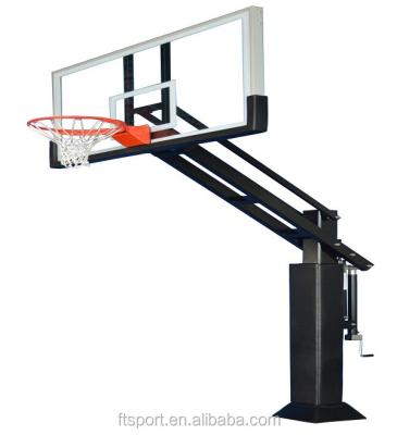 China Home /gym/school hot saleInground adjustable basketball training rack with aluminum frame and powerful glass for sale