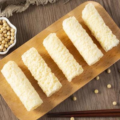 China FROZEN Factory Fired bean curd Dried Bean Bell Roll Hot Pot Food Fried Beancurd Rolls Stuffed with Minced Tenderloi for sale