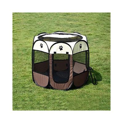 China Breathable Portable Folding Pets Outdoor Travel Cage Playpen Barrier Pet Cat Dog Tent for sale