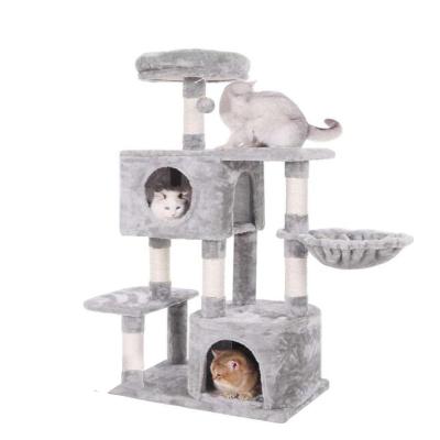 China Cat Tree House Large Luxury Breathable Gather Sisal Durable Pet Texpandable Cat Tree Tower Indoor for sale