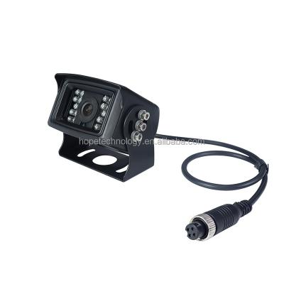 China Waterproof Truck Camera 18 LED Lights Rear View Metal Body Vehicle Monitoring IP68 1080P Camera For Bus for sale