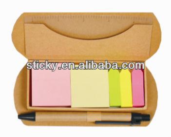 China Mini Recycled Nature Notepad with Sticky Note for sale