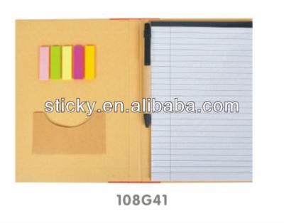 China Mini Recycled Nature Notepad with Name Card for sale