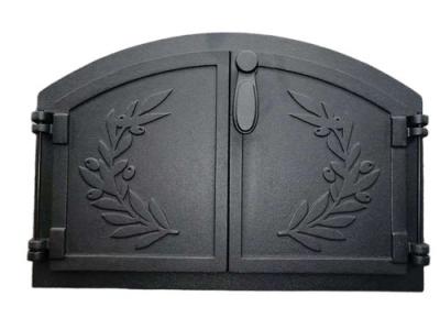 China Kitchen Baking Customized Design Cast Iron Pizza Oven Door for sale