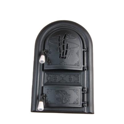 China Customized design traditional cast iron usi sobe stove door for sale