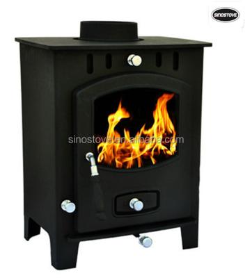 China Indoor Heating Smokeless Fireplace Steel Plate Multifuel Free Standing Stove With CE for sale