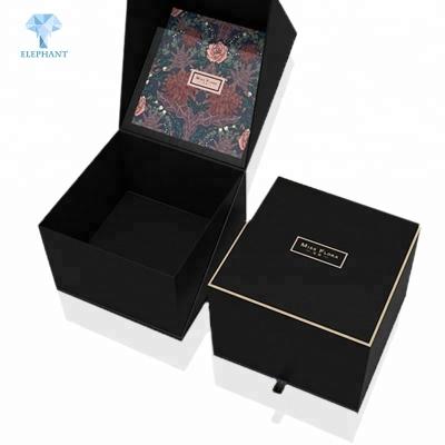 China Custom Black Color High End Corrugated Luxury Clothing Packaging Box Recyclable for sale