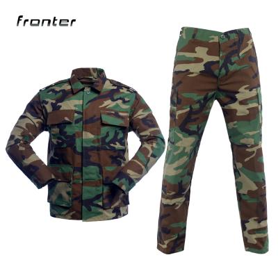 China Wholesale Anti-Static Military Uniforms Military Camouflage Army BDU Uniform Coat for sale