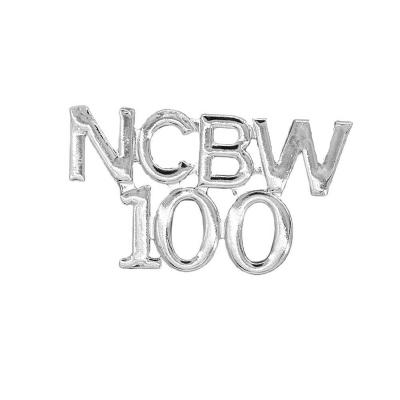 China Eco Friendly Party Decorate Gift Custom Metal Founded NCBW 100 Years Pin National Coalition of Colored Women Brooch Pin for sale