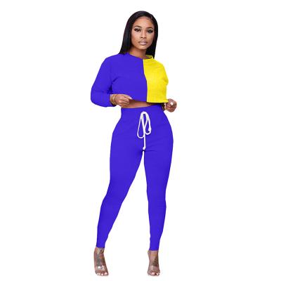 China Lady Service Women Suit Rho Sign Breathable Party Wear Design Team Warm Up Blue Yellow Color Breathable Greek Social Sigma Gamma Custom for sale