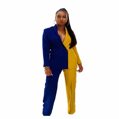 China New Breathable Made Founded 100 Years Birthday Party Wear Royal Blue Yellow Greek Sigma Gamma Sign Sorority Women Solid Costumes for sale