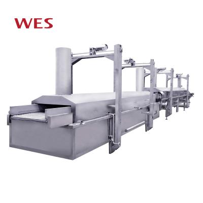 China High Quality Frying Meat Shrimp Vegetable Automatic Joint Continuous Fish Fryer for sale