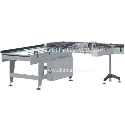 China Heat Resistant Automatic Bottle Feeding Infeed Conveyor Empty Table Machine for sale