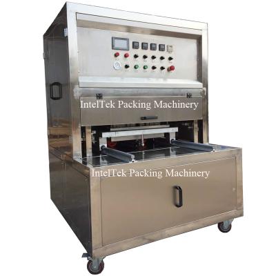 China Food Pasta Fruit Vegetable Seafood Sandwich Tray Vacuum Nitrogen CARD Packing Machine for sale