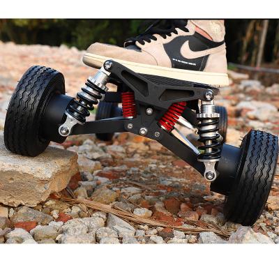 China 50KM Range Planetary Gear Adult High Quality Motor 45KM/H All Terrain 40% Climbing Electric Skateboard With Independent Suspension for sale