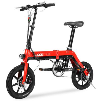 China Cheap 36V Aluminum Alloy Aluminum Alloy Dual Disc Brake Pedal Assist Folding E Bike for sale