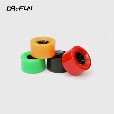 China Maple Wholesale 90MM 83MM 75MM Polyurethane Amplified Electric Skateboard Longboard Wheel Set for sale