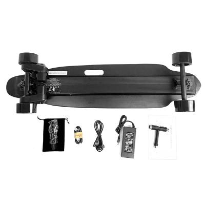 China Fastest BLDC Adult Belt Longboard Electric Skateboard With Acceleration Custom Function for sale