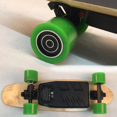 China Cheap Maple 7ply 450W Mini Kids E-Skateboard With 2.4g Wireless Remote for sale